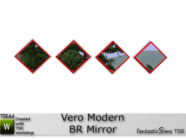 Sims 3 — Vero Modern BR Mirror by fantasticSims — Vero Modern BR Mirror TSRAA
