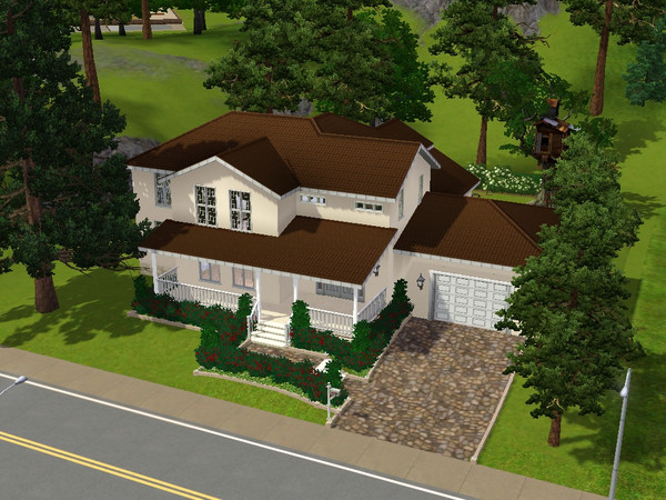 Sims 3 — Meyer 47 by rajaFATman2 — This 3 bedroom and 3.5 bathroom house is perfect for your loving Sims family.
