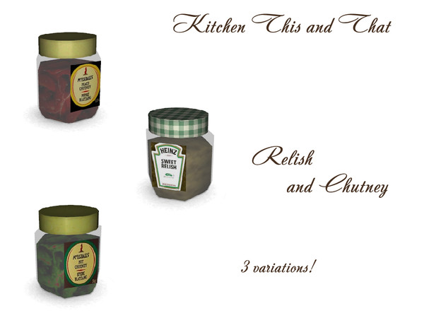 Sims 3 — Kitchen This and That Jar by wolfspryte — part of the Kitchen This and That Collection Again.. 3 variations.. 2