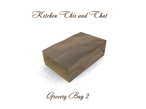 Sims 3 — Kitchen This and That Fallen Bag by wolfspryte — part of the Kitchen This and That Collection Use alone or with