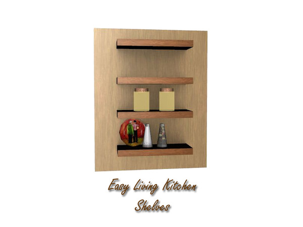Sims 3 — Easy Living Kitchen Shelves by Lulu265 — Part of the Easy Living Kitchen Set