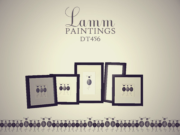Sims 3 — Lamm Painting Big by DT456 — Lamm Painting DT456 for TSR - TSRAA