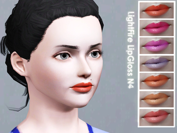 Sims 3 — [LF]Peach Lip Gloss by LightfireSim2 — Delicate and juicy lip gloss