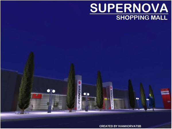 Sims 2 — SUPERNOVA SHOPPING MALL by ivanhorvatsb — SUPERNOVA SHOPPING MALL; complete furnishing and decorating all shops