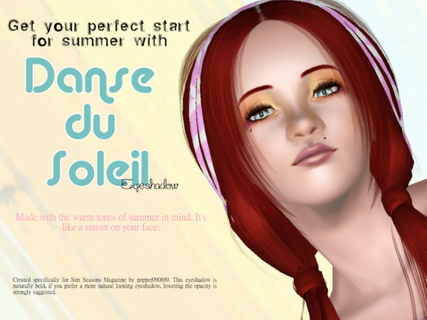 Sims 3 — Danse du Soleil - pepper090889 by pepper0908892 — Made with the warm tones of summer in mind. It's like a sunset