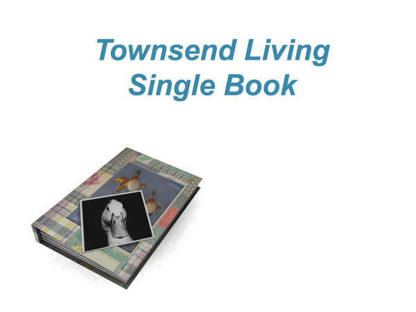 Sims 3 — Townsend Living Book by wolfspryte — part of the Townsend Living Clutter Collection Created by Wolfspryte