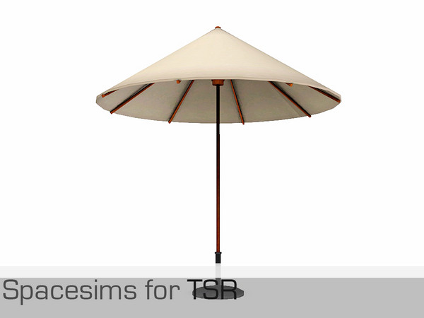 Sims 3 — Tropical paradise - Parasol by spacesims — Parasol - part of the 'Tropical paradise' outdoors set.