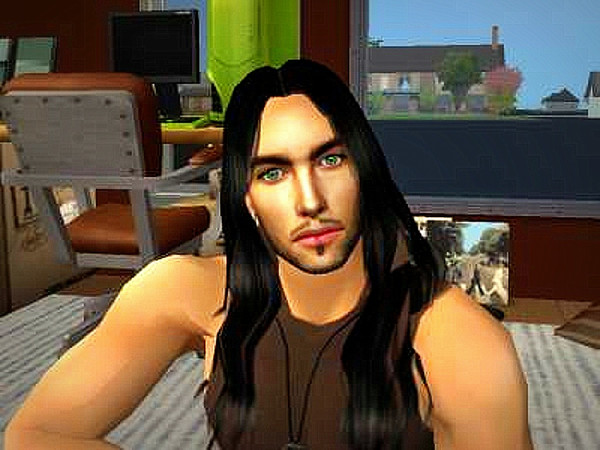 Sims 2 — Ari Kumins by stuffensa2 — Meet my musician Ari. When he was younger he had a hard childhood and found that