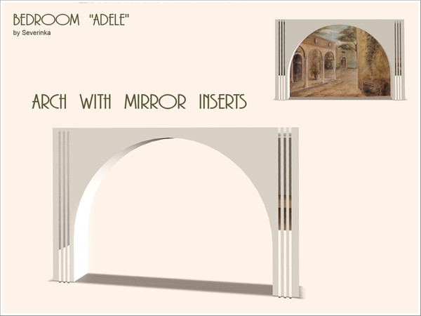Sims 3 — Arch Adele by Severinka_ — Created by Severinka arch with mirror inserts