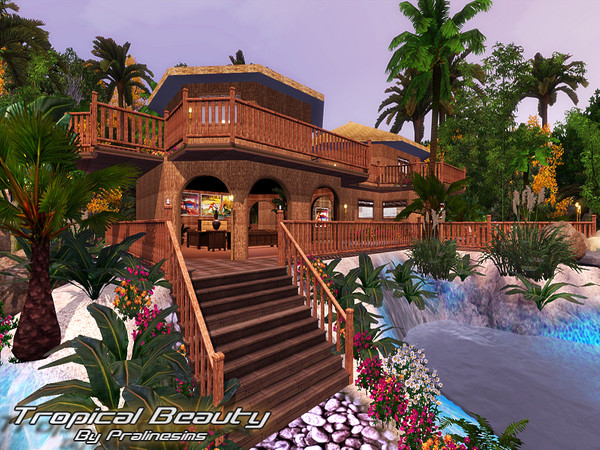 Sims 3 — Tropical Beauty by Pralinesims — EP's required: World Adventures Ambitions Late Night 