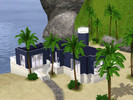 Sims 3 — Beachhouse Sea View by RAiNBOWLiFE — A beatifull house near the beach. The colour blue is central in this house