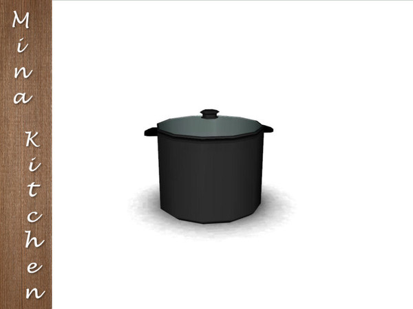 Sims 3 — Mina Stockpot by IrishStar — Mina Stockpot. Part of the Mina kitchen set by IrishStar. @ TSR 2012