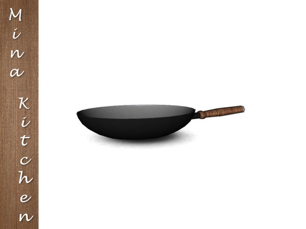 Sims 3 — Mina Wok by IrishStar — Mina wok. Part of the Mina kitchen set by IrishStar. @ TSR 2012