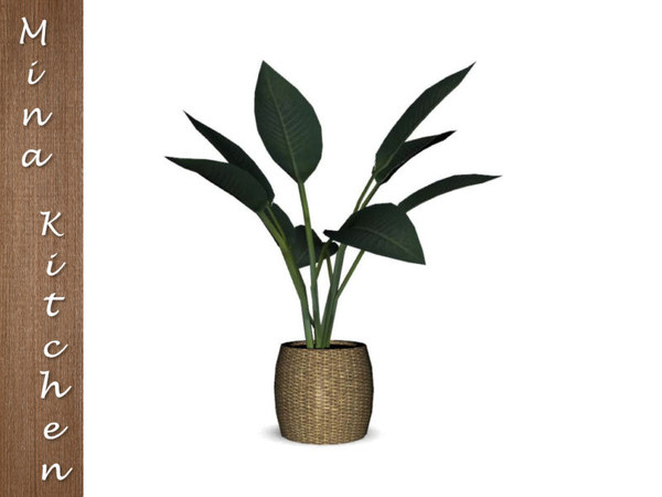 Sims 3 — Mina table plant by IrishStar — Mina table plant Part of the mina kitchen by IrishStar @ TSR 2012