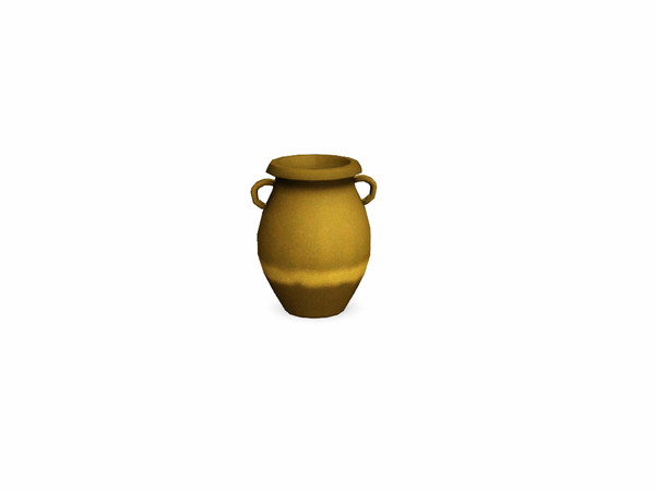 Sims 3 — Heritage Bedroom Vase by wolfspryte — part of the Heritage Bedroom Collection Just a large stonewear pot found