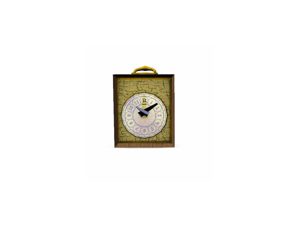 Sims 3 — Heritage Bedroom Alarm Clock by wolfspryte — part of the Heritage Bedroom Collection An old windup alarm clock..