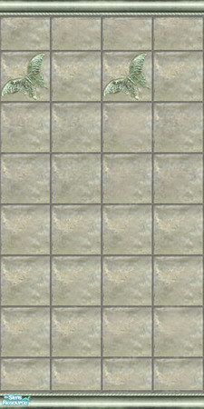 Sims 2 — Butterfly Tile by Halfcreek — created by Halfcreek