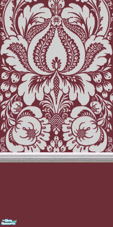 Sims 2 — D2DIsland Ferns - Red by D2Diamond — ...