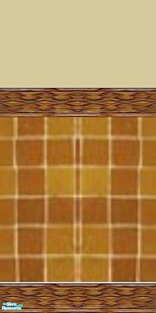 Sims 2 — Use Me Anywhere Wall set - Ocre Wall by kibanahnah — OK. After some modern sets, i decided to come back to my