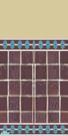 Sims 2 — Use Me Anywhere Wall set - Purple Wall by kibanahnah — OK. After some modern sets, i decided to come back to my