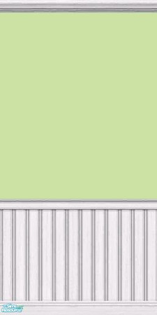 Sims 2 — Dancing Green with Wainscoting by sadie7684 — Paint for your sims.