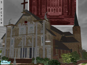 Sims 2 — Cathedral, with Renaissance Facade by artrui — 