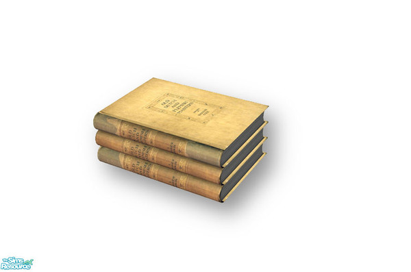 Sims 2 — Livingroom Objects Books - Horizontal 3 Mesh by Padre — 3 plants, sofa and armchair and some books. New meshes