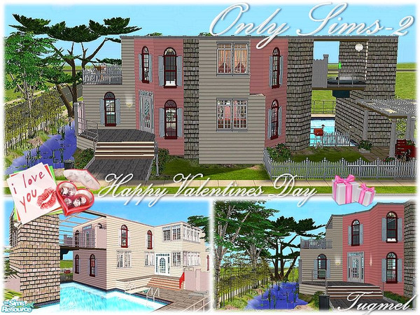 Sims 2 — Tgm-Lot-09 (Furnished)  by TugmeL — Happy Valentine\'s Day!! None Expansion Pack, Only Sims-2 and Full