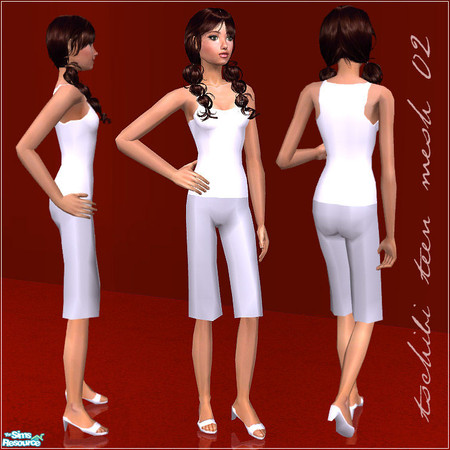 Sims 2 — Mesh Tschibi Tfbarmudas 1107 - tschib teen mesh 03 by justtschibi — My new teen mesh, with fat morph and Bump