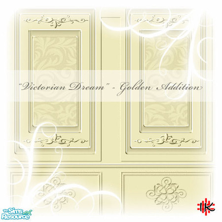 Sims 2 — \"Victorian Dream\" - Golden Addition by InouKai — Enjoy in this new Victorian style paneling. I will