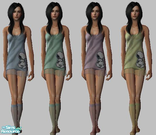 Sims 2 — FApjs_with_transparent_socks set by milla184 — No mesh or EP requiered 