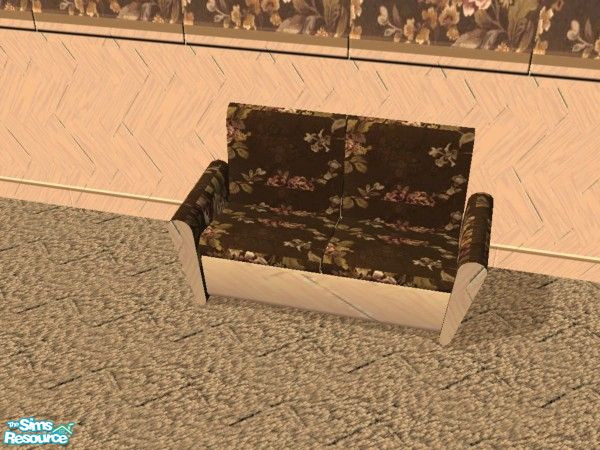 Sims 2 — Fancy Living Room - Copper Roses - loveseat by ead425 — 