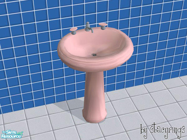 Stacyrings Shannanigan Match Pedestal Sink Pink