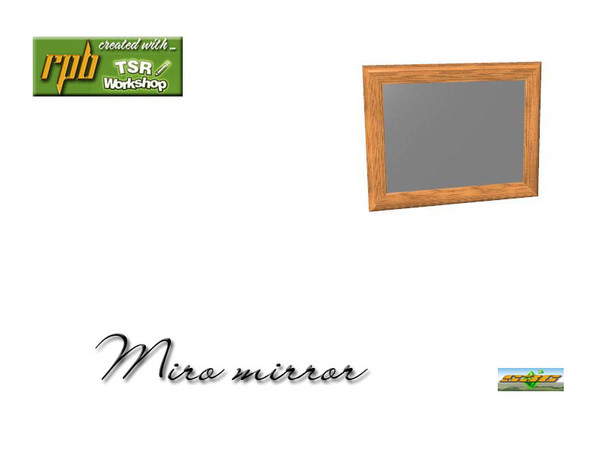 Sims 3 — S3C Miro mirror by ruhrpottbobo — S3C Miro mirror by ruhrpottbobo 