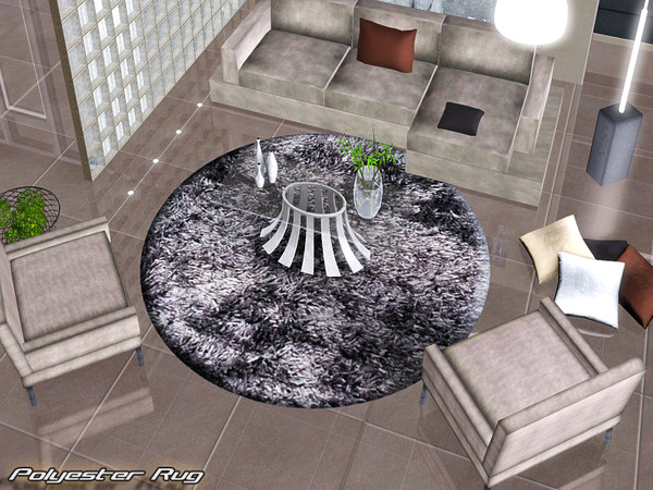 Sims 3 — Polyester Rug by Pralinesims — By Pralinesims