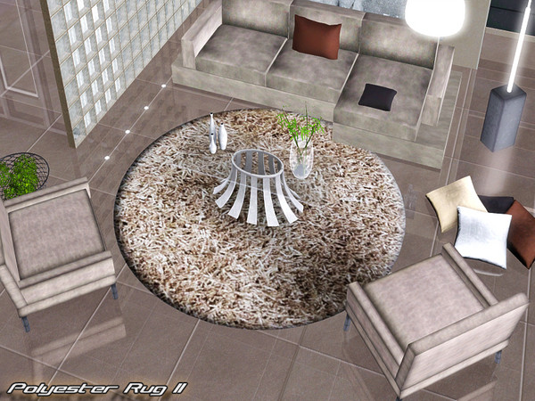Sims 3 — Polyester Rug II by Pralinesims — By Pralinesims