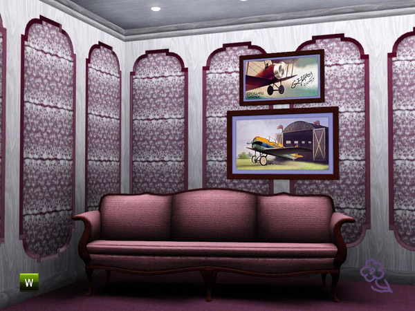 Sims 3 — Katalin Small Lace by Flovv — A lace pattern.