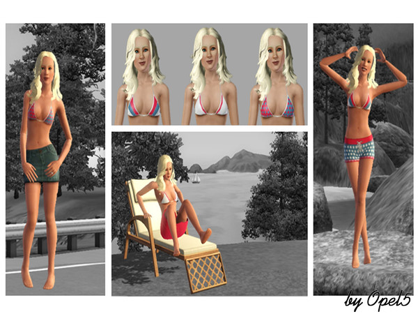 Sims 3 — Summertime Top by opel5 — It is summer, so your female adult and young adult Sims need this Summertime Top. This