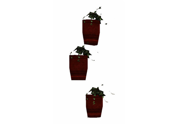 Sims 3 — Serena Outdoor Kitchen Decor Wall Pots by Lulu265 — Part of the Serena Outdoor Kitchen Please do not reclone my