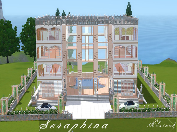 Sims 3 — Seraphina by Rosieuk — Built in Sunset Vally, Beautiful family home, it has 6 bedroom's four bathroom's and two