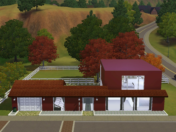 Sims 3 — Val-centric by Xodess — Val-centric is a nice modern/victorian type house for a family of two. First floor: