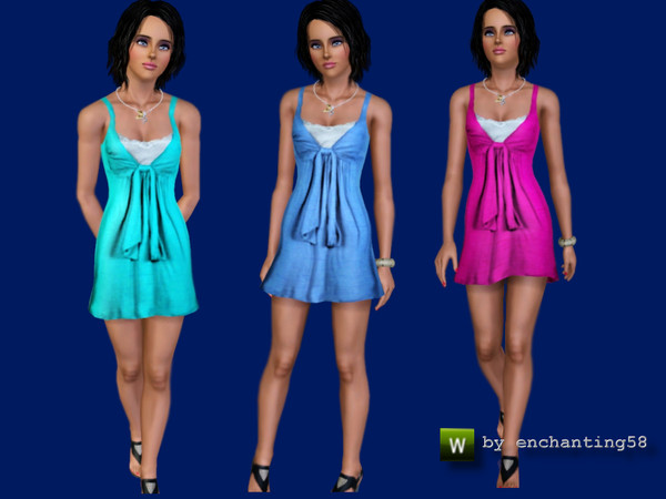 Sims 3 — summer dress no 10 by enchanting58 — by enchanting58 - Please. DO NOT re-uploaded -