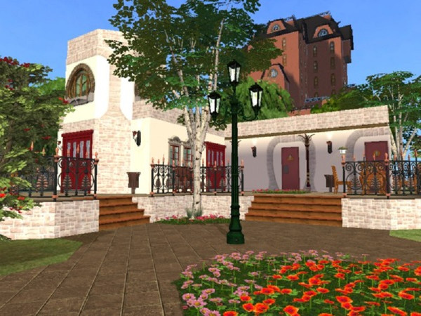 Sims 2 — Corner Plaza by juhhmi — 