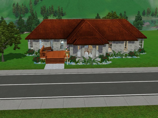 Sims 3 — fancy by Dani52732 — a fancy 40x40 home for your single Sim. This home features a master bedroom with master