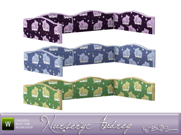 Sims 3 — Audrey Kids Crib Pillow by BuffSumm — Pillows in the crib for the *Audrey Kids* set matching the *Audrey Series*