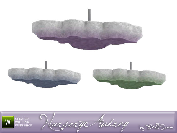 Sims 3 — Audrey Kids Ceilinglight by BuffSumm — Ceilinglight matching the clouds for the *Audrey Kids* set matching the