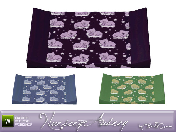Sims 3 — Audrey Kids Changing Mat by BuffSumm — Changing mat to put on the changing table for the *Audrey Kids* set