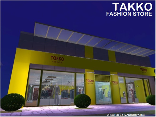 Sims 2 — TAKKO FASHION STORE by ivanhorvatsb — TAKKO FASHION STORE; complete shop furnishing and decorating