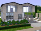 Sims 3 — SIMply Modern II-No CC by Kath616 — Two-story loft style modern house with a spacious interior and plenty of