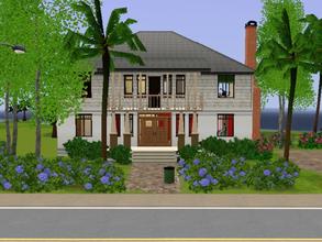 Sims 3 — Vintage Gulf Coast by millyana — If your sims sit out on the back veranda of this old Louisiana mansion, they